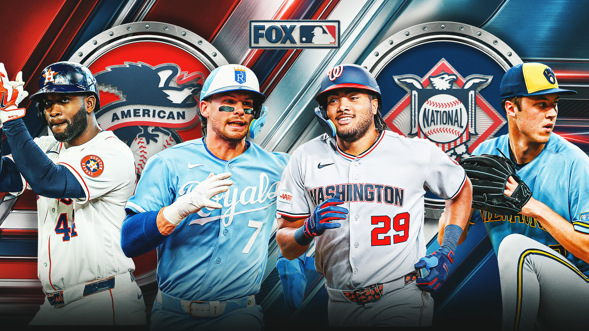 FOX Sports article thumbnail for 2026 MLB All-Star Team Picks: Full 32-Player Rosters For American & National Leagues