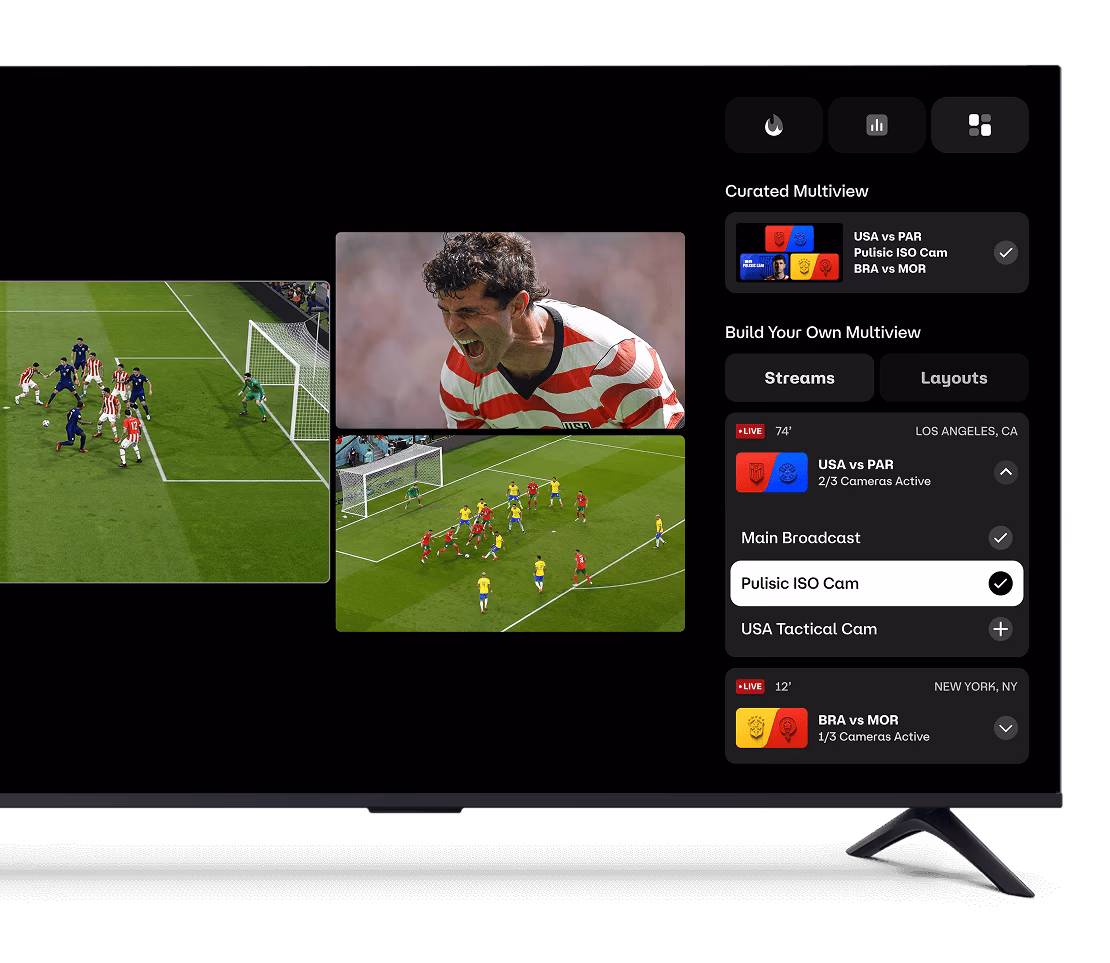 FOX One Streaming Service Multiview Feature